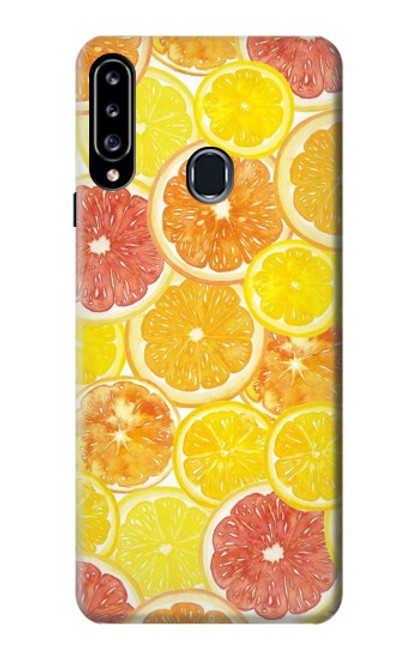 S3408 Lemon Funda Carcasa Case para Samsung Galaxy A20s