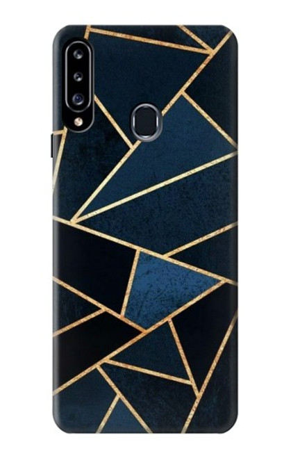 S3479 Navy Blue Graphic Art Funda Carcasa Case para Samsung Galaxy A20s