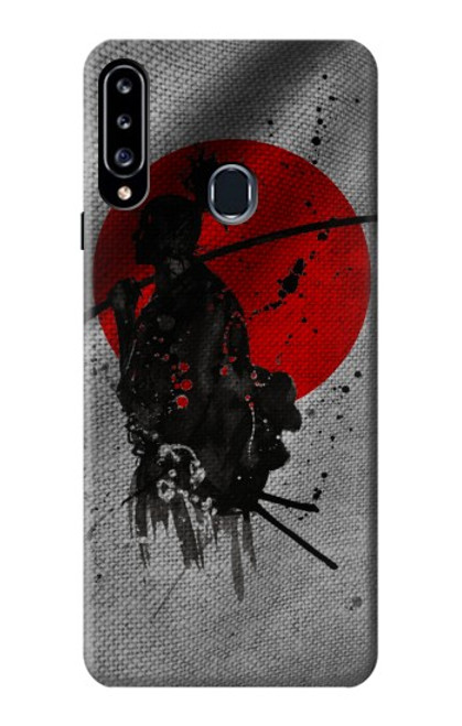 S3517 Japan Flag Samurai Funda Carcasa Case para Samsung Galaxy A20s