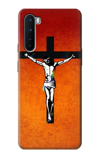 S2421 Jesus Christ On The Cross Funda Carcasa Case para OnePlus Nord