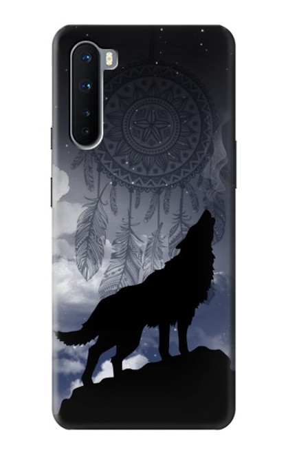 S3011 Dream Catcher Wolf Howling Funda Carcasa Case para OnePlus Nord