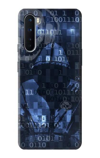 S3431 Digital Code Cyber Hacker Funda Carcasa Case para OnePlus Nord