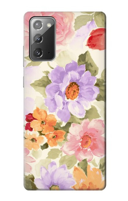 S3035 Sweet Flower Painting Funda Carcasa Case para Samsung Galaxy Note 20