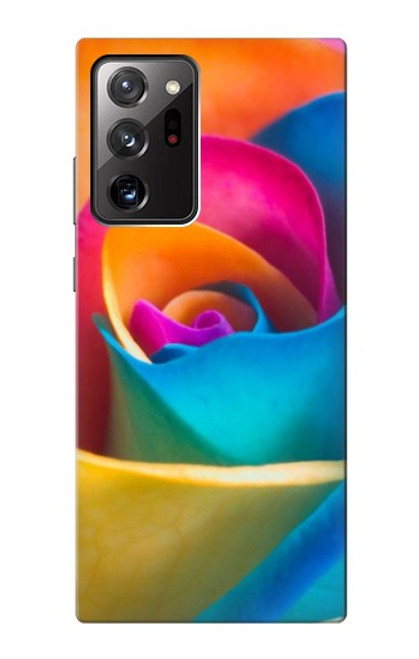 S1671 Rainbow Colorful Rose Funda Carcasa Case para Samsung Galaxy Note 20 Ultra, Ultra 5G