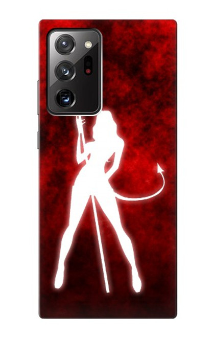 S2455 Sexy Devil Girl Funda Carcasa Case para Samsung Galaxy Note 20 Ultra, Ultra 5G