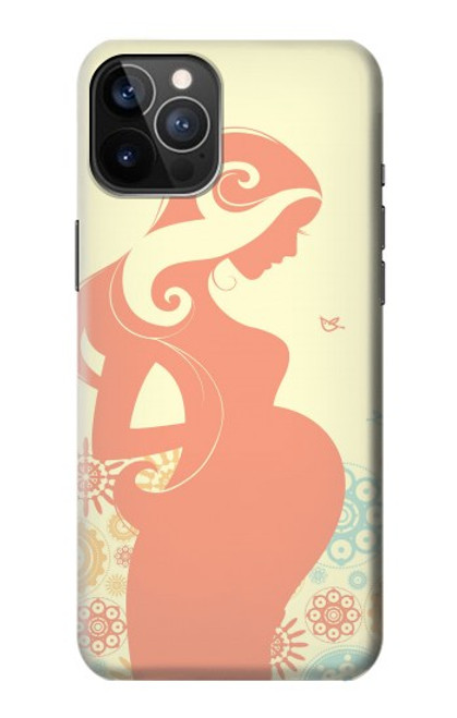 S0815 Pregnant Art Funda Carcasa Case para iPhone 12, iPhone 12 Pro