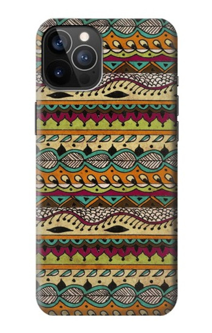 S2860 Aztec Boho Hippie Pattern Funda Carcasa Case para iPhone 12, iPhone 12 Pro