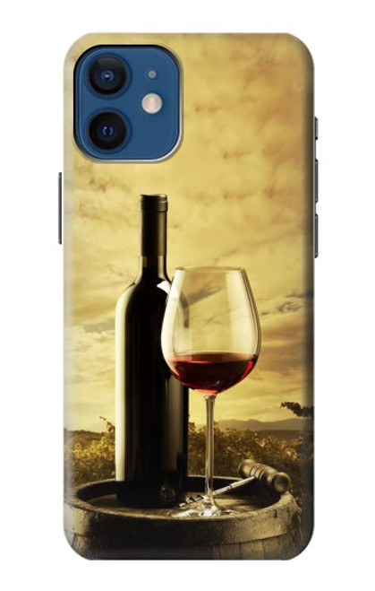 S2042 A Grape Vineyard Grapes Bottle Red Wine Funda Carcasa Case para iPhone 12 mini