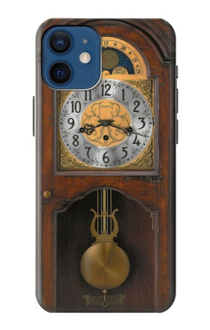 S3173 Grandfather Clock Antique Wall Clock Funda Carcasa Case para iPhone 12 mini
