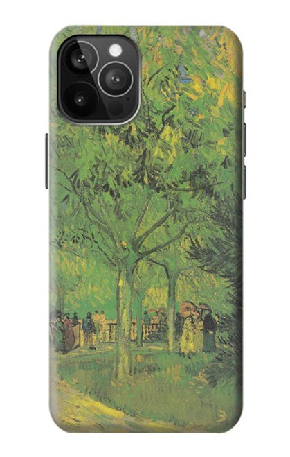 S3748 Van Gogh A Lane in a Public Garden Funda Carcasa Case para iPhone 12 Pro Max