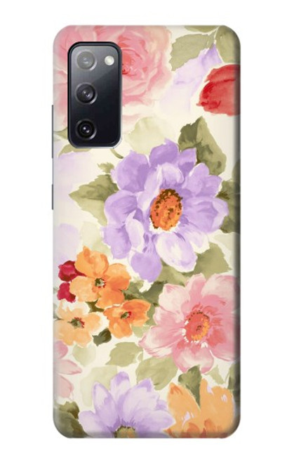 S3035 Sweet Flower Painting Funda Carcasa Case para Samsung Galaxy S20 FE