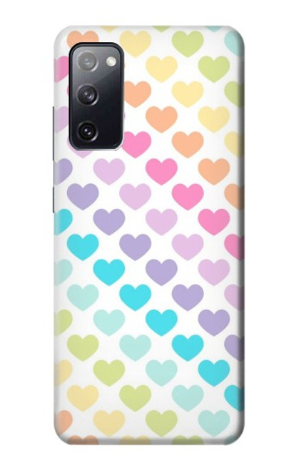 S3499 Colorful Heart Pattern Funda Carcasa Case para Samsung Galaxy S20 FE