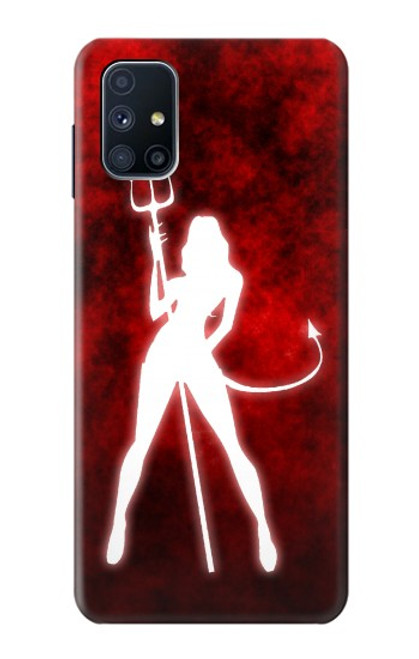 S2455 Sexy Devil Girl Funda Carcasa Case para Samsung Galaxy M51