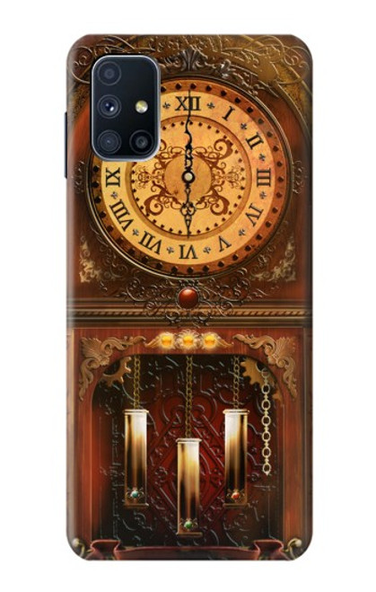 S3174 Grandfather Clock Funda Carcasa Case para Samsung Galaxy M51