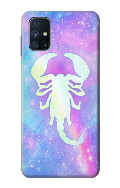 S3267 Zodiac Scorpio Funda Carcasa Case para Samsung Galaxy M51