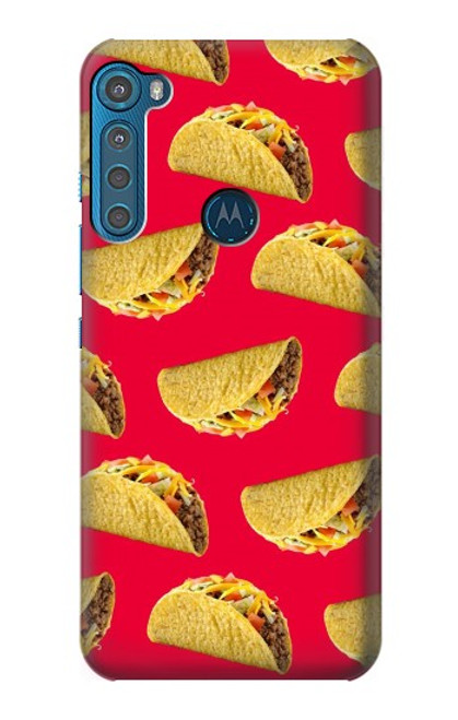S3755 Mexican Taco Tacos Funda Carcasa Case para Motorola One Fusion+
