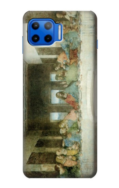 S0173 Leonardo DaVinci The Last Supper Funda Carcasa Case para Motorola Moto G 5G Plus