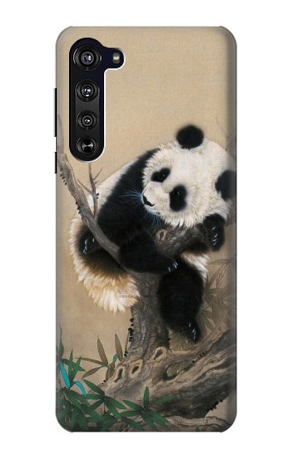 S2210 Panda Fluffy Art Painting Funda Carcasa Case para Motorola Edge