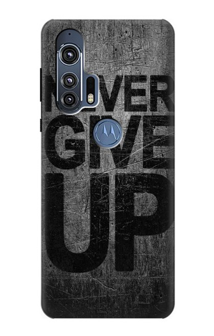 S3367 Never Give Up Funda Carcasa Case para Motorola Edge+