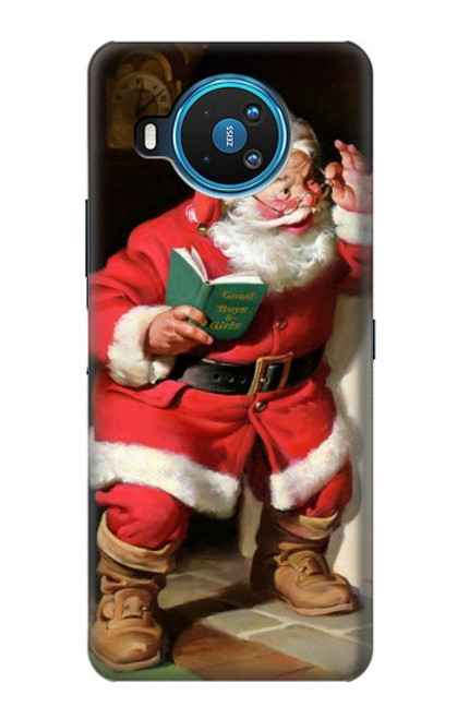 S1417 Santa Claus Merry Xmas Funda Carcasa Case para Nokia 8.3 5G