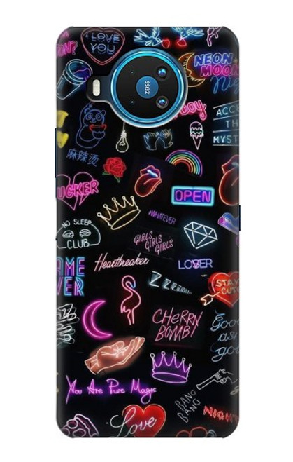 S3433 Vintage Neon Graphic Funda Carcasa Case para Nokia 8.3 5G