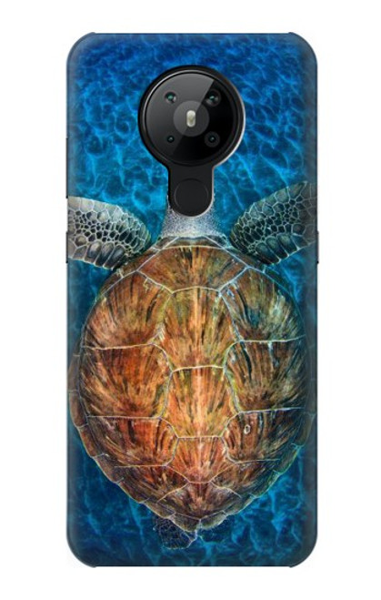 S1249 Blue Sea Turtle Funda Carcasa Case para Nokia 5.3