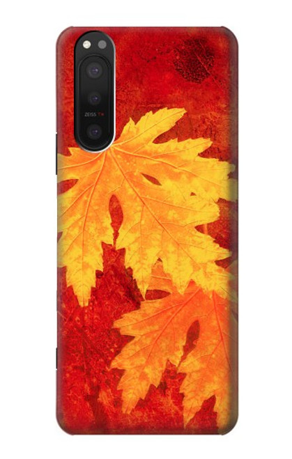 S0479 Maple Leaf Funda Carcasa Case para Sony Xperia 5 II