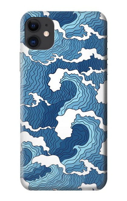 S3751 Wave Pattern Funda Carcasa Case para iPhone 11