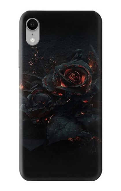 S3672 Burned Rose Funda Carcasa Case para iPhone XR