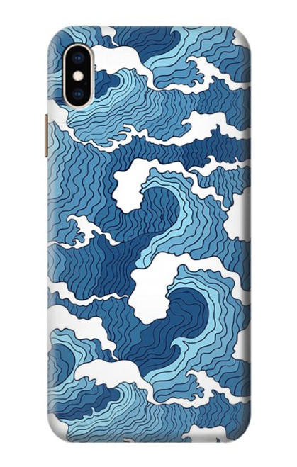 S3751 Wave Pattern Funda Carcasa Case para iPhone XS Max