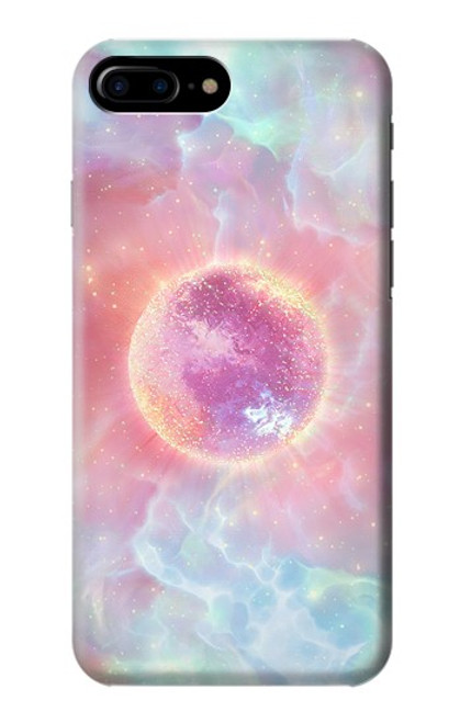 S3709 Pink Galaxy Funda Carcasa Case para iPhone 7 Plus, iPhone 8 Plus