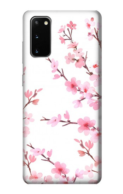 S3707 Pink Cherry Blossom Spring Flower Funda Carcasa Case para Samsung Galaxy S20