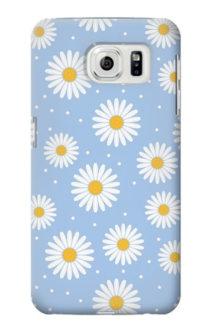 S3681 Daisy Flowers Pattern Funda Carcasa Case para Samsung Galaxy S7 Edge