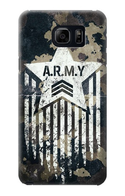 S3666 Army Camo Camouflage Funda Carcasa Case para Samsung Galaxy S6 Edge Plus