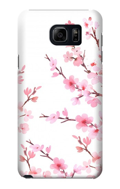 S3707 Pink Cherry Blossom Spring Flower Funda Carcasa Case para Samsung Galaxy S6 Edge Plus