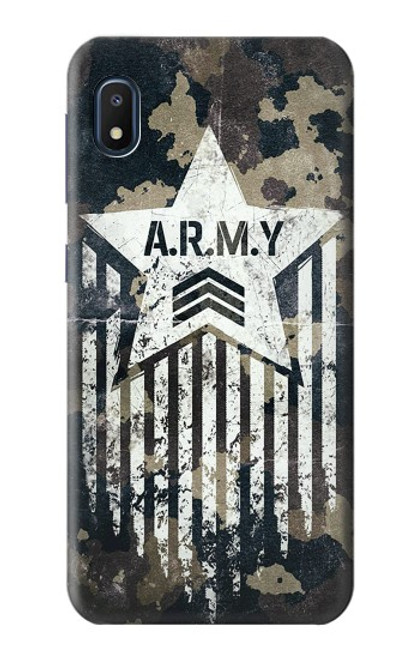 S3666 Army Camo Camouflage Funda Carcasa Case para Samsung Galaxy A10e