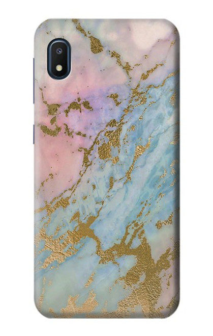 S3717 Rose Gold Blue Pastel Marble Graphic Printed Funda Carcasa Case para Samsung Galaxy A10e