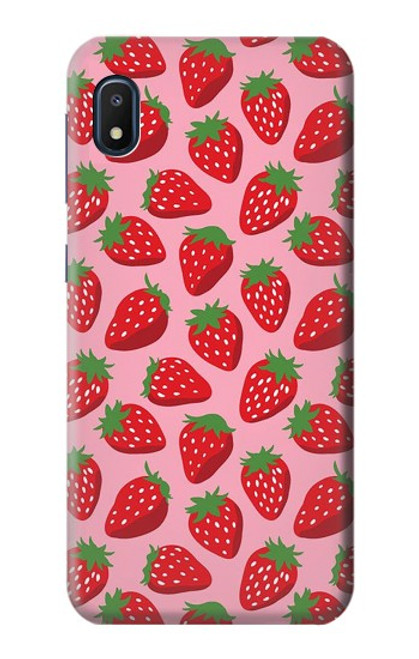 S3719 Strawberry Pattern Funda Carcasa Case para Samsung Galaxy A10e