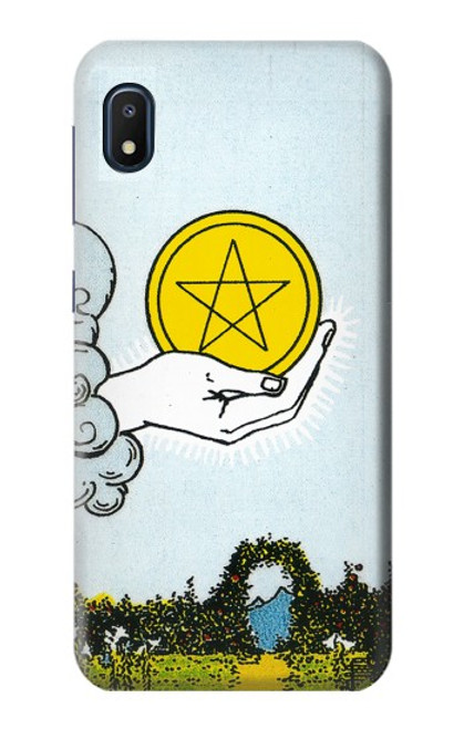 S3722 Tarot Card Ace of Pentacles Coins Funda Carcasa Case para Samsung Galaxy A10e