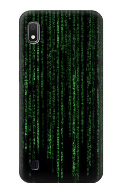 S3668 Binary Code Funda Carcasa Case para Samsung Galaxy A10