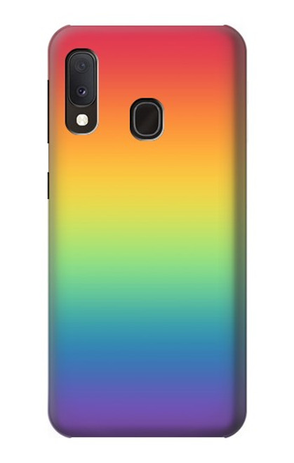 S3698 LGBT Gradient Pride Flag Funda Carcasa Case para Samsung Galaxy A20e