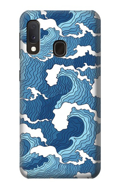 S3751 Wave Pattern Funda Carcasa Case para Samsung Galaxy A20e