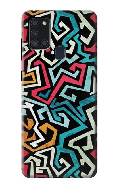 S3712 Pop Art Pattern Funda Carcasa Case para Samsung Galaxy A21s