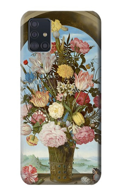 S3749 Vase of Flowers Funda Carcasa Case para Samsung Galaxy A51