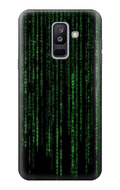 S3668 Binary Code Funda Carcasa Case para Samsung Galaxy A6+ (2018), J8 Plus 2018, A6 Plus 2018