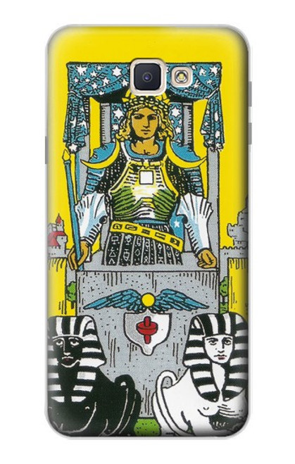 S3739 Tarot Card The Chariot Funda Carcasa Case para Samsung Galaxy J7 Prime (SM-G610F)