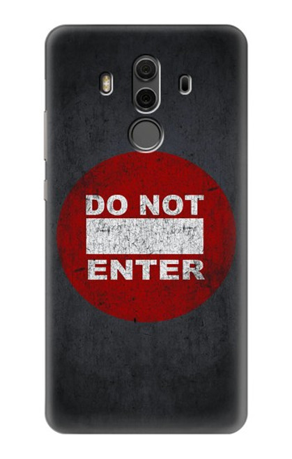 S3683 Do Not Enter Funda Carcasa Case para Huawei Mate 10 Pro, Porsche Design