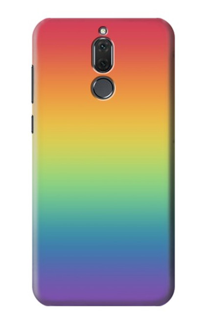 S3698 LGBT Gradient Pride Flag Funda Carcasa Case para Huawei Mate 10 Lite