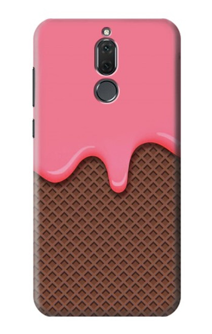 S3754 Strawberry Ice Cream Cone Funda Carcasa Case para Huawei Mate 10 Lite