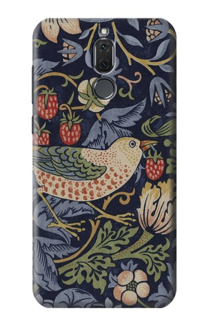 S3791 William Morris Strawberry Thief Fabric Funda Carcasa Case para Huawei Mate 10 Lite